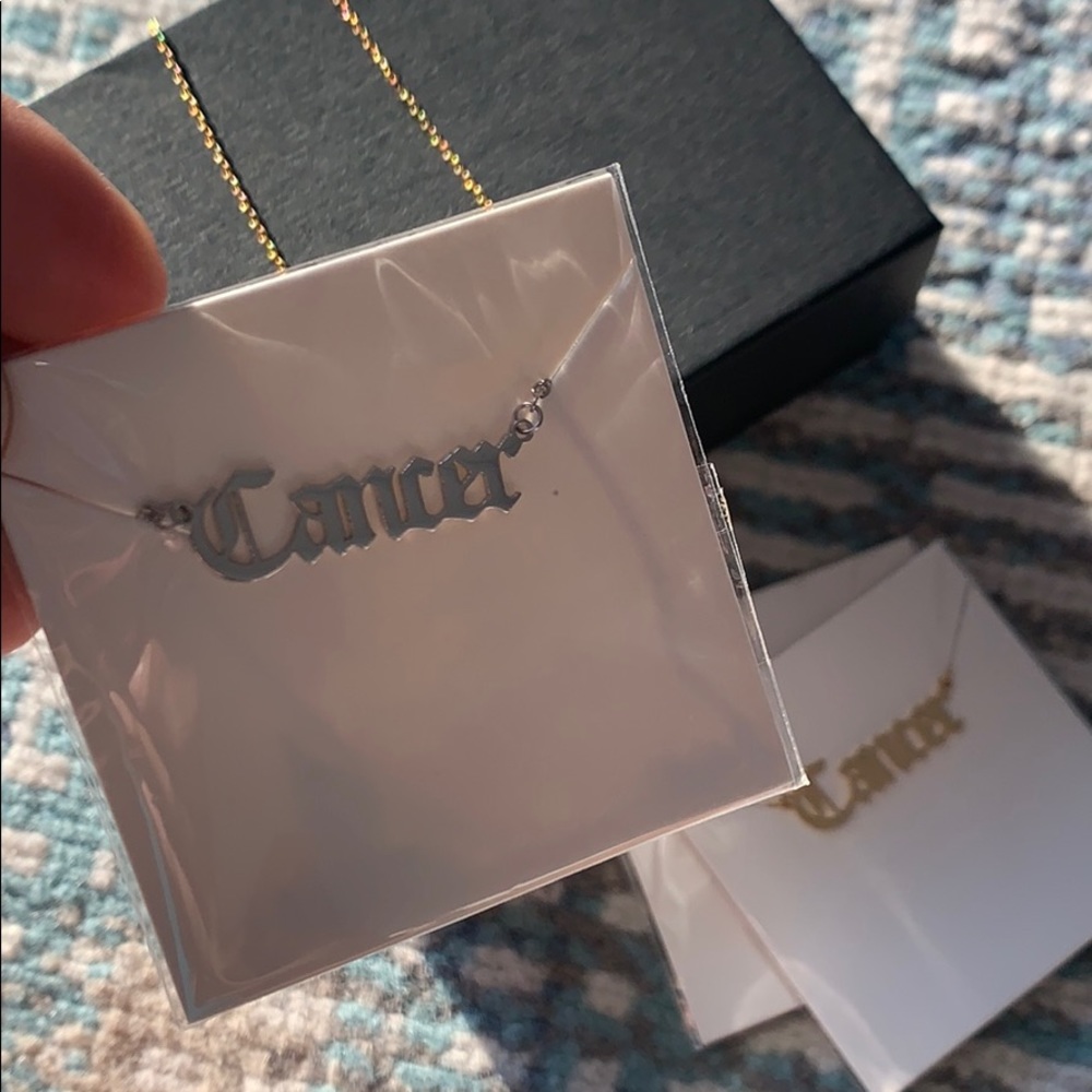 Cancer Necklace Dipped In Gold... - Picture 7 of 7